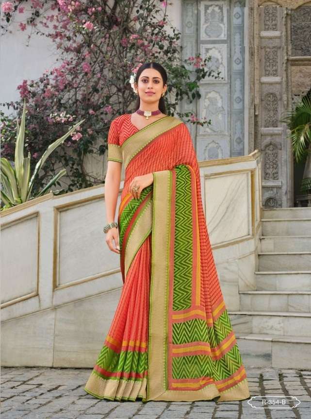 HOT SELLING DESIGNER BANARASI SILK SAREE EXCLUSIVE COLLECTION FOR WEDDING PARTY WEAR RV SM 354B