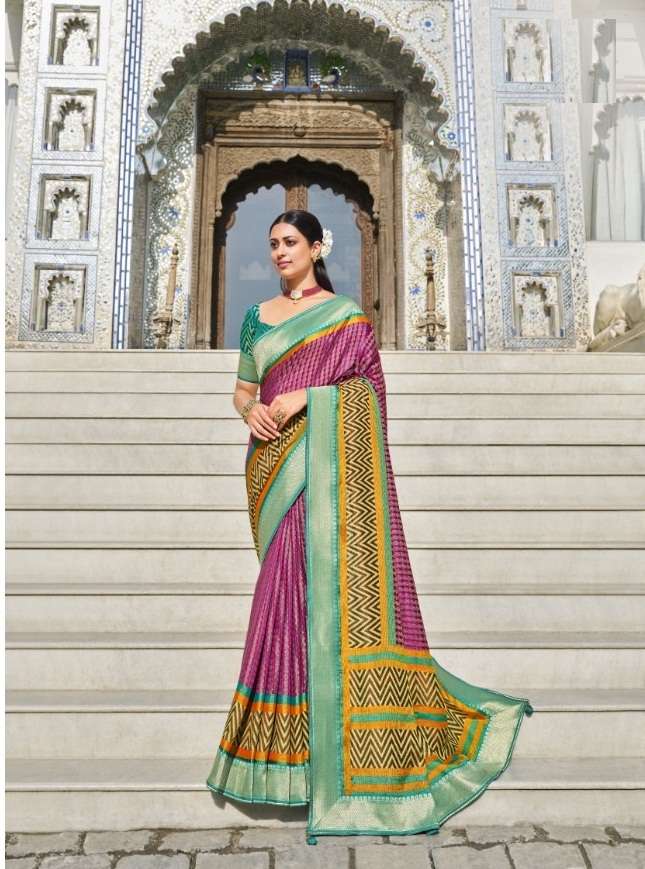 HOT SELLING DESIGNER BANARASI SILK SAREE EXCLUSIVE COLLECTION FOR WEDDING PARTY WEAR RV SM 354D