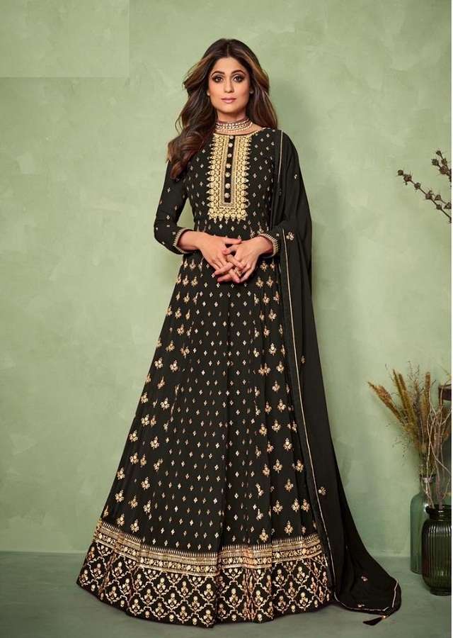 LATEST NEW ARRIVAL FANCY WEDDING PARTY WEAR GEORGETTE ANARKALI FOR WOMEN CARNIVAL 9192