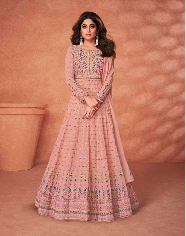 LATEST NEW ARRIVAL FANCY WEDDING PARTY WEAR GEORGETTE ANARKALI FOR WOMEN KHAAS 9217