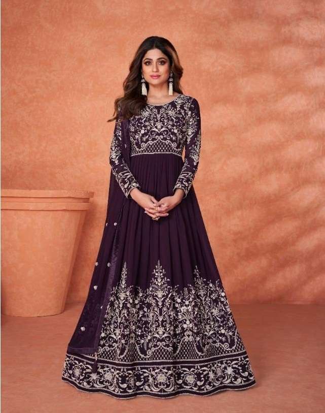 LATEST NEW ARRIVAL FANCY WEDDING PARTY WEAR GEORGETTE ANARKALI FOR WOMEN KHAAS 9218