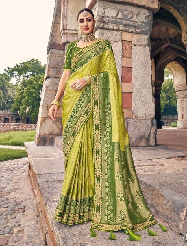 DESIGNER FANCY PARTY WEAR SILK SAREE EXCLUSIVE COLLECTION TATHASTU 5307