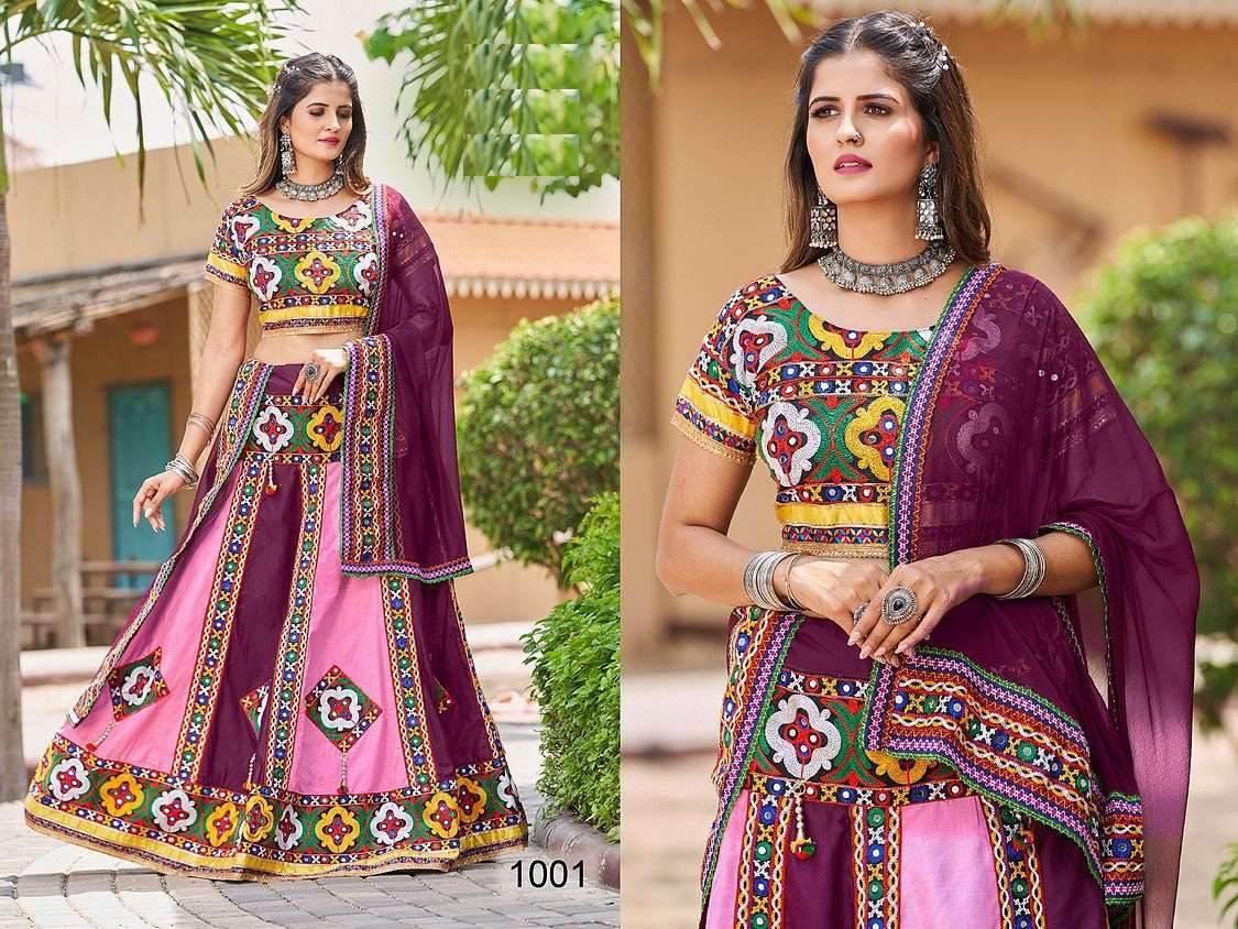 NAVRATRI COTTON LEHENGA CHOLI GAMATHI CHOLI NAVRATRI 2022 PNGT DST 1001