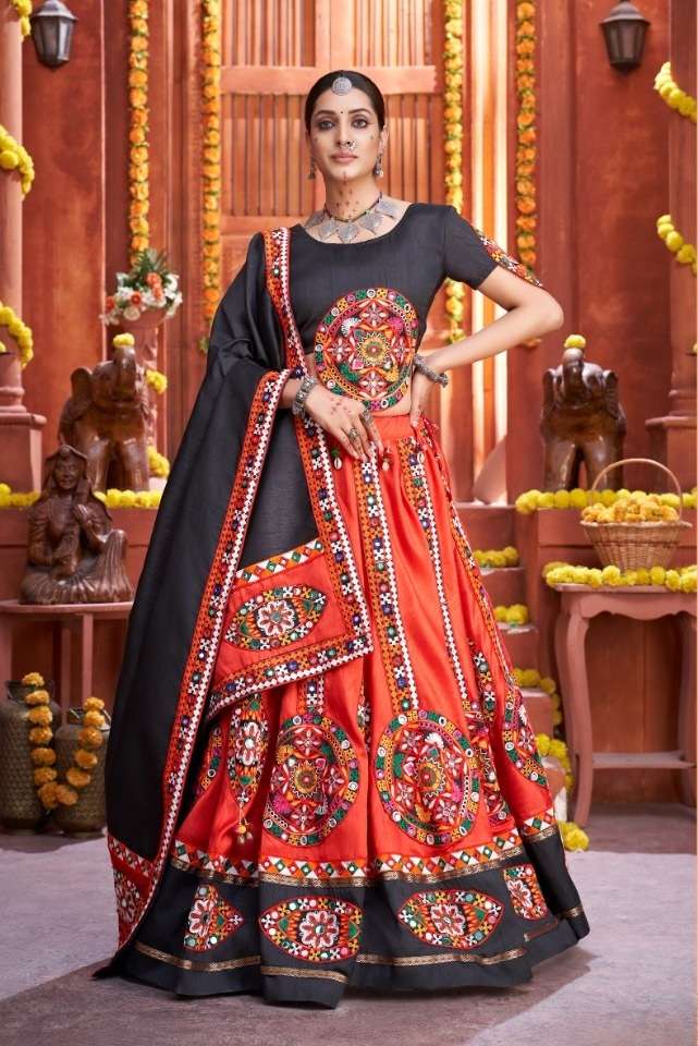 NAVRATRI TRADITIONAL LEHENGA CHOLI GAMATHI CHOLI NAVRATRI CHOLI PC 7011