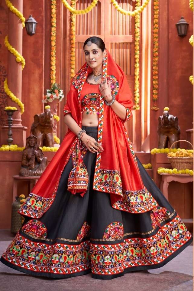 NAVRATRI TRADITIONAL LEHENGA CHOLI GAMATHI CHOLI NAVRATRI CHOLI PC 7014