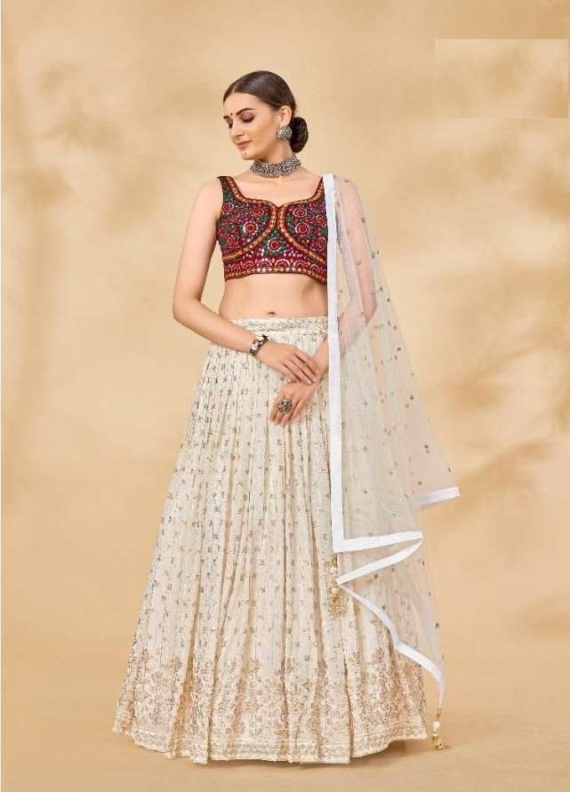 PREMIUM DESIGNER FANCY WEDDING PARTY WEAR EXCLUSIVE HEAVY SILK LEHENGA CHOLI ARYA SENHORA 25001