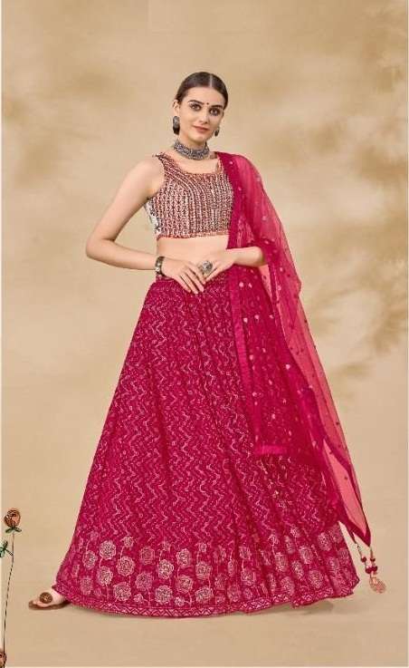 PREMIUM DESIGNER FANCY WEDDING PARTY WEAR EXCLUSIVE HEAVY SILK LEHENGA CHOLI ARYA SENHORA 25004