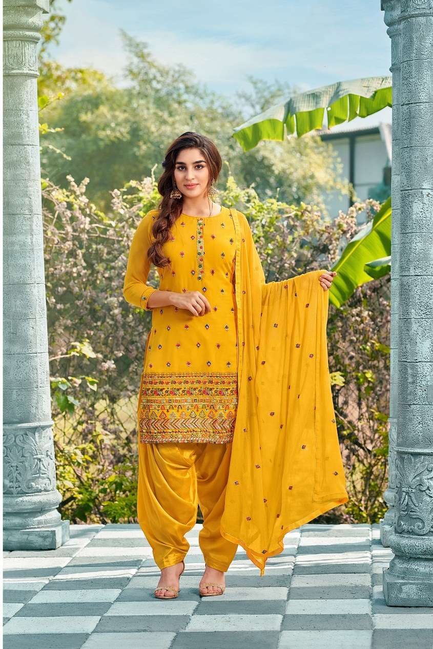 DESIGNER FANCY PARTY WEAR DESIGNER PATIYALA SALWAR SUIT IN GEORGETTE MRDNGI 2026