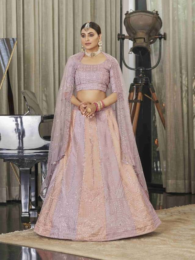 DESIGNER FANCY WEDDING PARTY WEAR HEAVY GEORGETTE LEHENGA CHOLI BRIDESMAID 2013