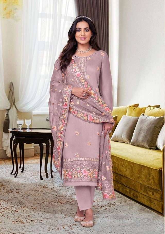 DESIGNER FANCY PARTY WEAR PEACE SHARARA PALAZZO GEORGETTE SALWAR SUIT EB NYARA1529