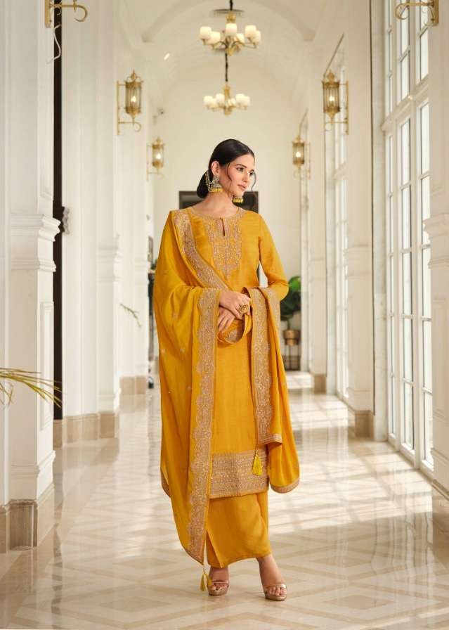 DESIGNER UNIQUE WEDDING PARTY WEAR STRAIGHT IN LINEN SILK FABRIC LT NITYA-181 1802