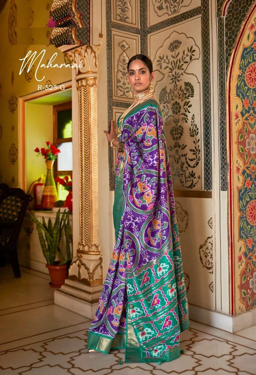 DESIGNER FANCY WEDDING PARTY WEAR DESIGNER PURPLE BANARASI SILK FABRIC SAREE SM REVAA MAHARANI 525G