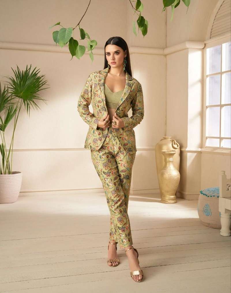 READYMADE PINK RAYON CO ORD SET FOR WOMEN WEAR FANCY PRINTED CO ORD SET SY 5261MU