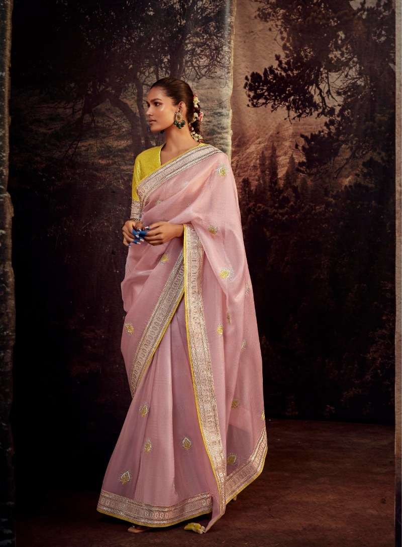 DESIGNER FANCY WEDDING PARTY WEAR FANCY SILK SAREE COLLECTION KIMORA SM 5266