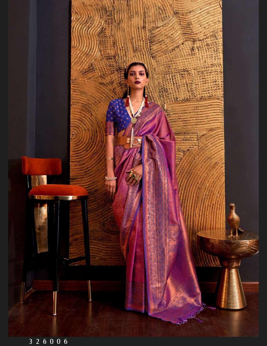 DESIGNER FANCY WEDDING PARTY WEAR PINK INDIAN SILK SAREE ONLINE SM RJT KAMIYA SILK 326006