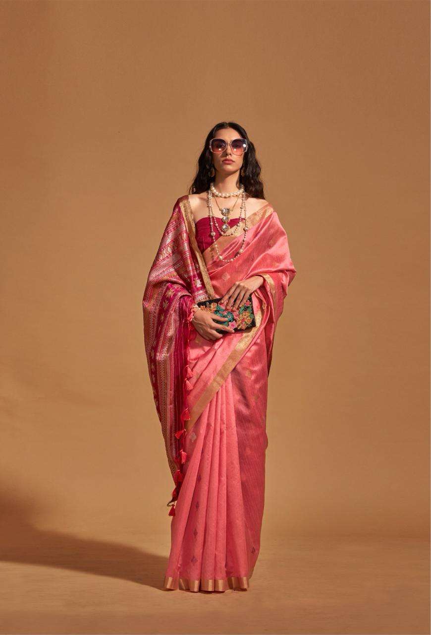 INDIAN DESIGNER WEDDING PARTY WEAR FANCY PEACE SILK SAREE WITH SM RJT KANOI 362003