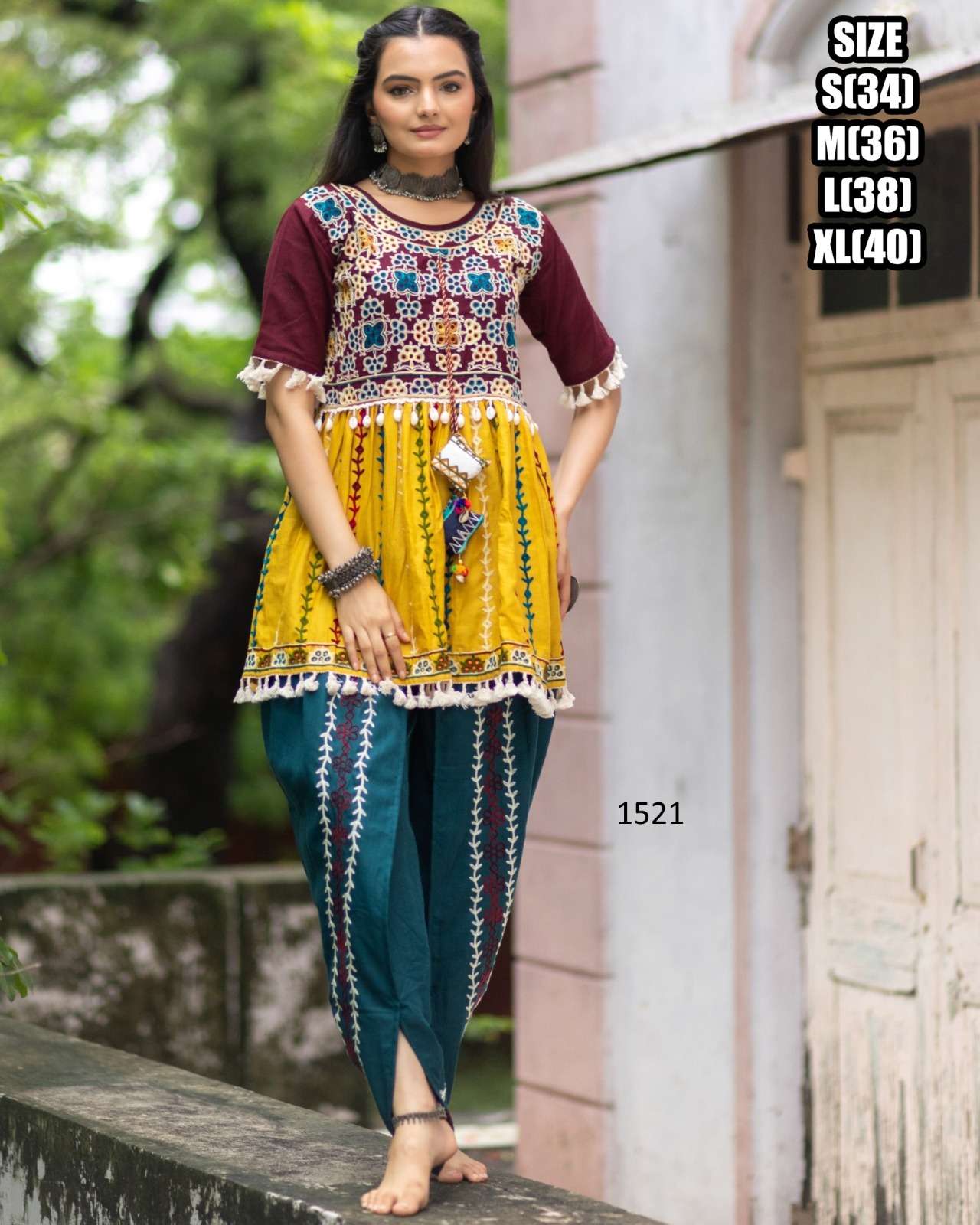 DESIGNER NAVRATRI SPECIAL KHADI COTTON KEDIA NAVRATRI COSTUME COLLECTION DST 1521