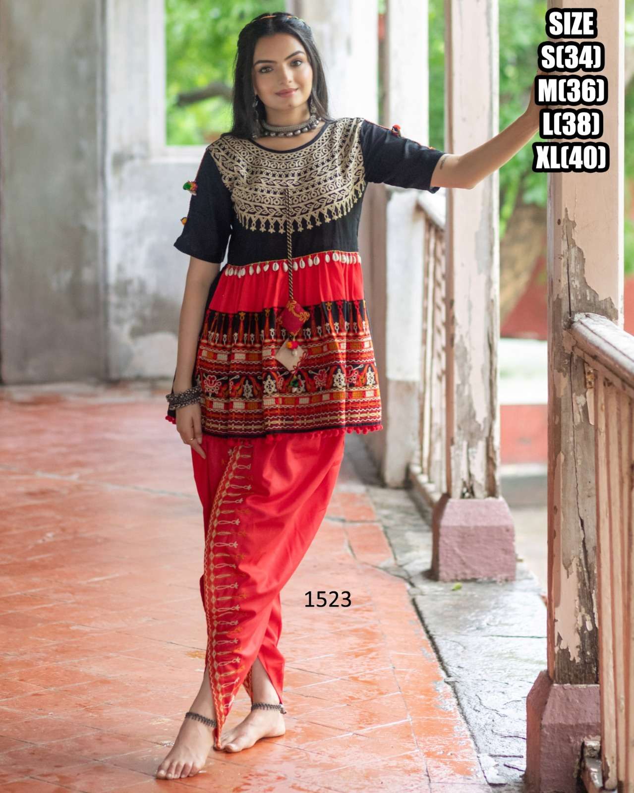 DESIGNER NAVRATRI SPECIAL KHADI COTTON KEDIA NAVRATRI COSTUME COLLECTION DST 1523